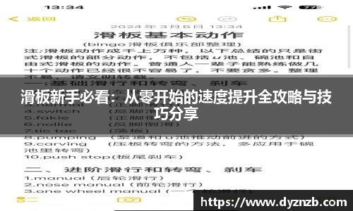 滑板新手必看：从零开始的速度提升全攻略与技巧分享